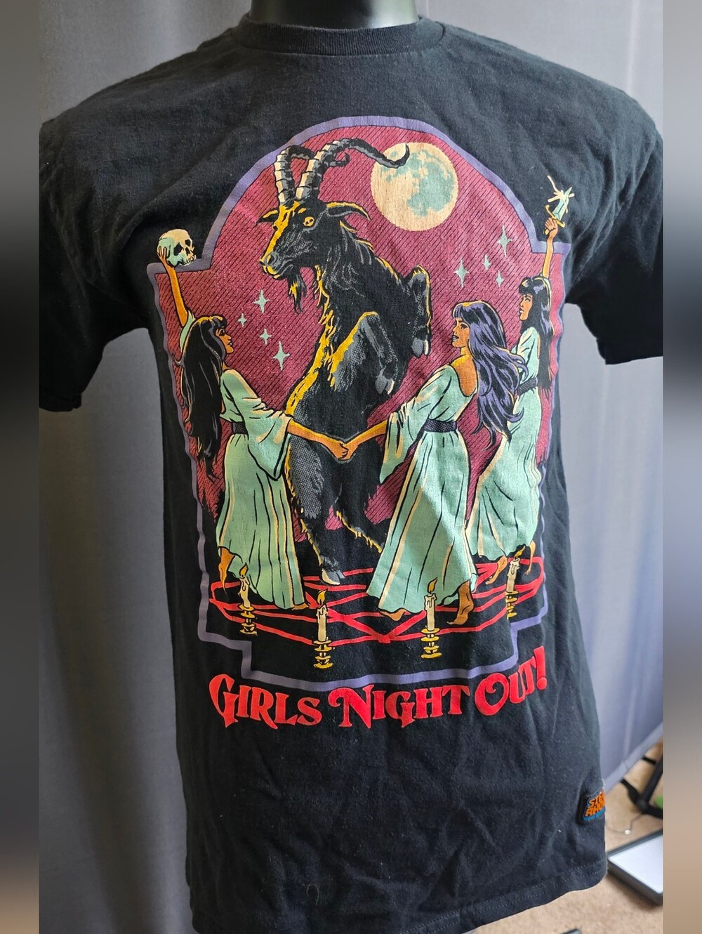 Steven Rhodes Girls Night Out Witch Tee Medium